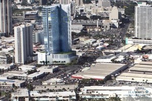 This rendering shows The Howard Hughes Corp.'s planned rental project at 988 Halekauwila, part of the developer's 60-acre Ward Village master-planned community.